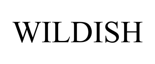 Trademark Logo WILDISH
