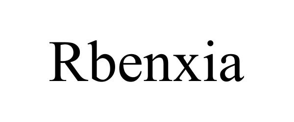 Trademark Logo RBENXIA