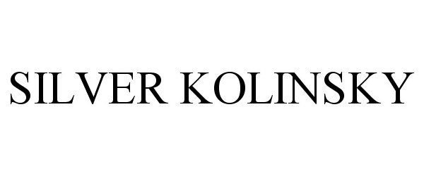 Trademark Logo SILVER KOLINSKY