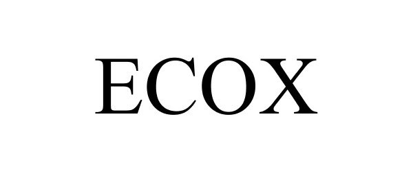 Trademark Logo ECOX