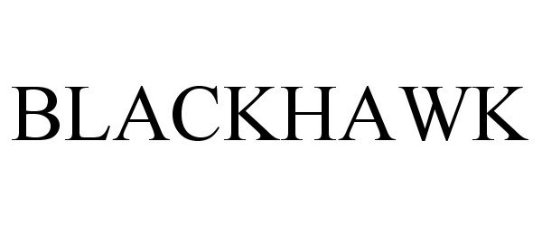 Trademark Logo BLACKHAWK