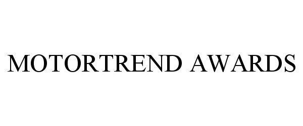 Trademark Logo MOTORTREND AWARDS