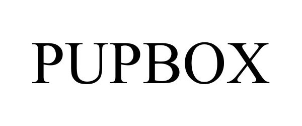 Trademark Logo PUPBOX