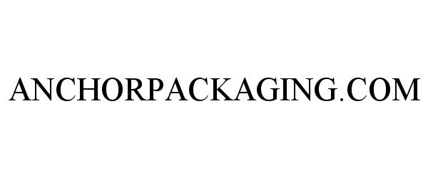  ANCHORPACKAGING.COM