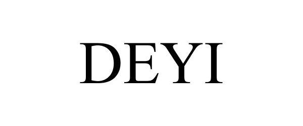 Trademark Logo DEYI