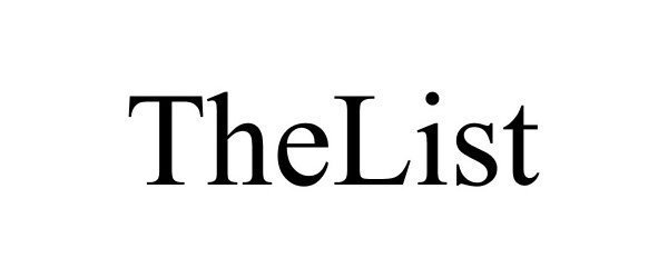 Trademark Logo THELIST