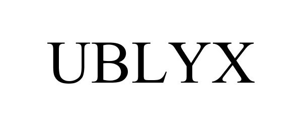 Trademark Logo UBLYX