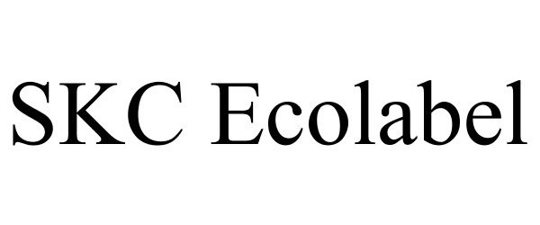 Trademark Logo SKC ECOLABEL