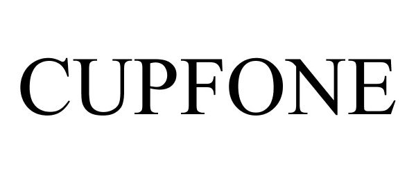 Trademark Logo CUPFONE