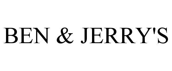 Trademark Logo BEN & JERRY'S