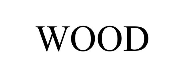 Trademark Logo WOOD