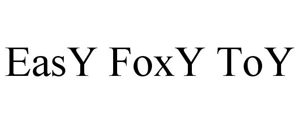  EASY FOXY TOY