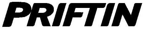 Trademark Logo PRIFTIN