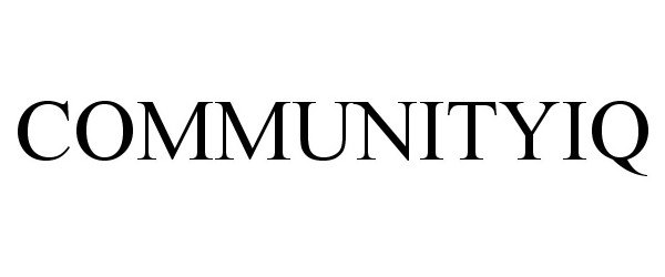 Trademark Logo COMMUNITYIQ