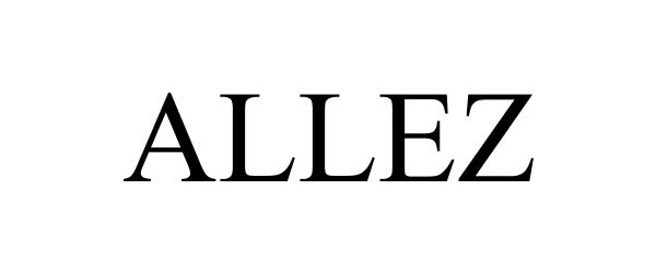 Trademark Logo ALLEZ