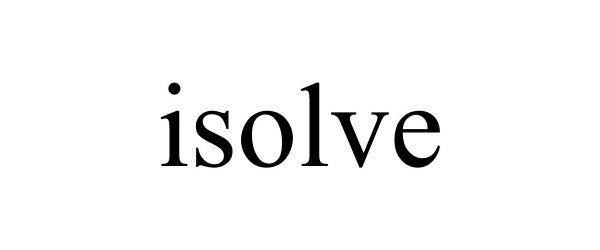 Trademark Logo ISOLVE