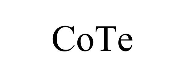Trademark Logo COTE