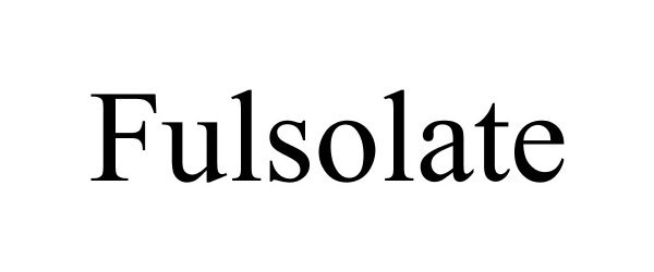 Trademark Logo FULSOLATE