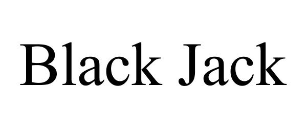 Trademark Logo BLACK JACK