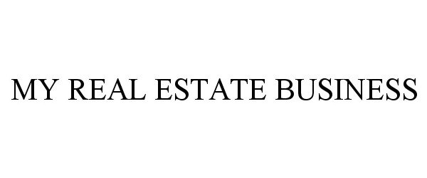 MY REAL ESTATE BUSINESS