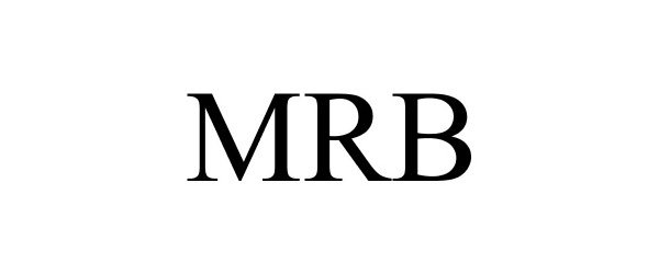 Trademark Logo MRB