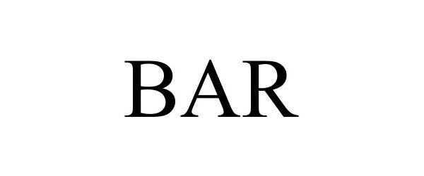 Trademark Logo BAR