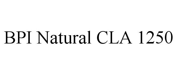 BPI NATURAL CLA 1250