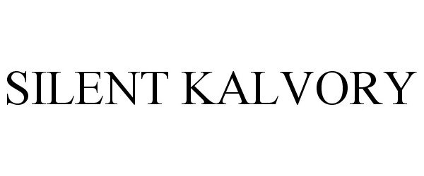 Trademark Logo SILENT KALVORY