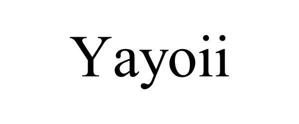 Trademark Logo YAYOII