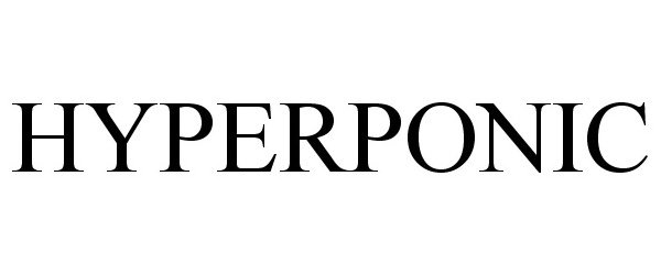 Trademark Logo HYPERPONIC