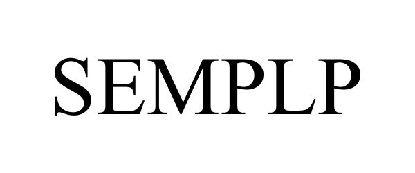 Trademark Logo SEMPLP