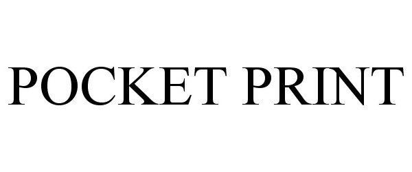 Trademark Logo POCKET PRINT