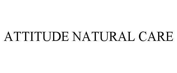 Trademark Logo NATURAL CARE ATTITUDE