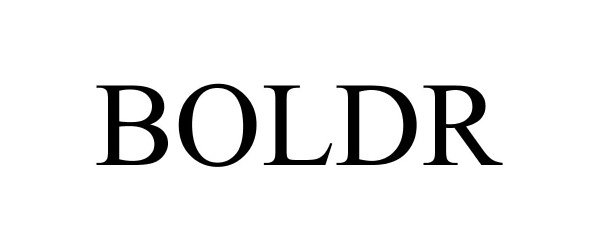 Trademark Logo BOLDR