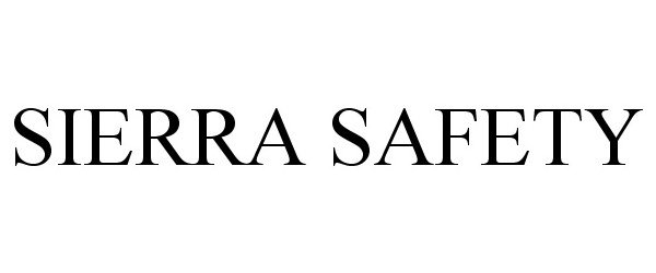 SIERRA SAFETY