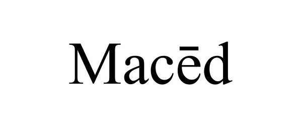 Trademark Logo MACED