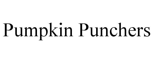 Trademark Logo PUMPKIN PUNCHERS
