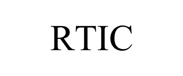 Trademark Logo RTIC