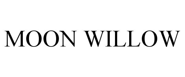 Trademark Logo MOON WILLOW
