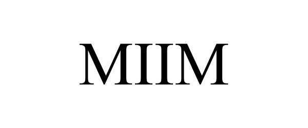 Trademark Logo MIIM