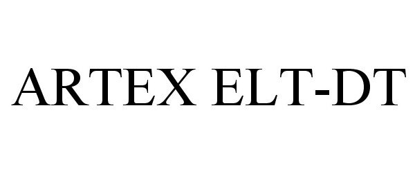 Trademark Logo ARTEX ELT-DT