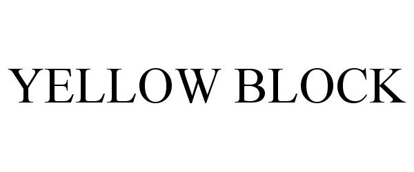 Trademark Logo YELLOW BLOCK