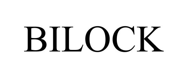 Trademark Logo BILOCK