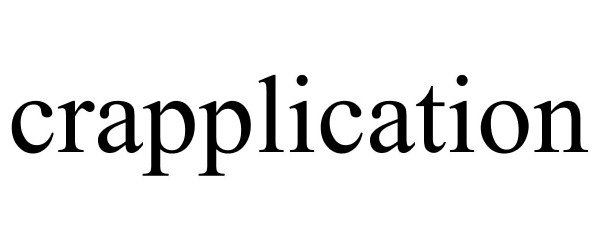 Trademark Logo CRAPPLICATION
