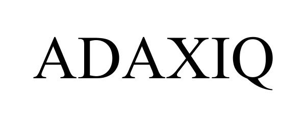 Trademark Logo ADAXIQ