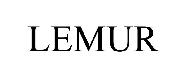 Trademark Logo LEMUR