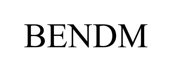  BENDM