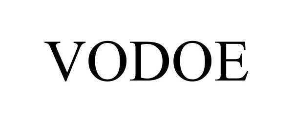 Trademark Logo VODOE