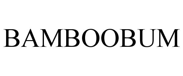 Trademark Logo BAMBOOBUM