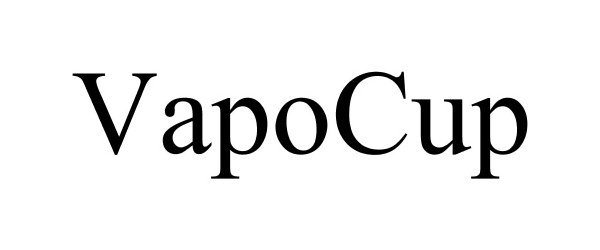 Trademark Logo VAPOCUP